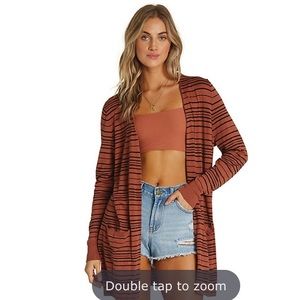 Billabong Worth It Cardigan Orangeblack 